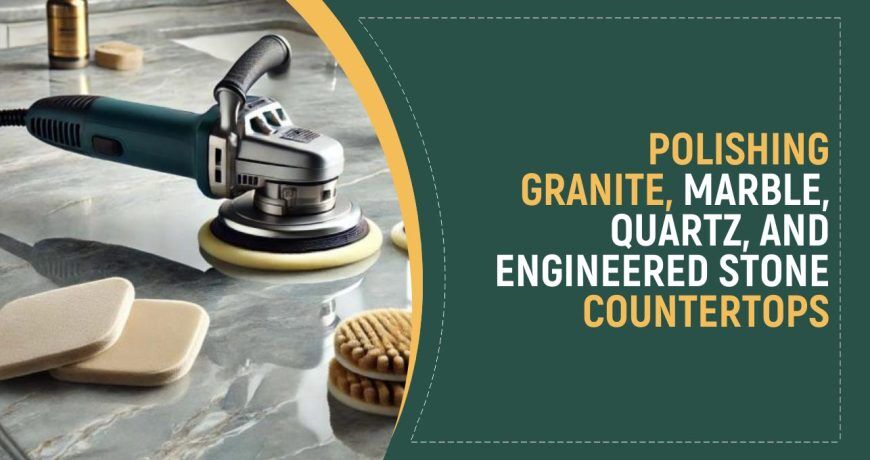 Polishing granite countertops tools