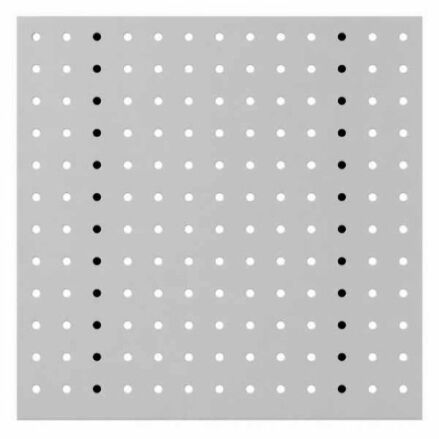 GROVES tool storage system metal peg board with mounting bar