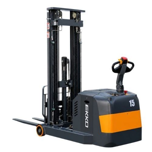 EKKO EH15T moving mast walkie reach truck for warehouse material handling