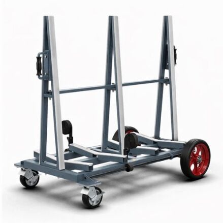 Abaco Economy Double Sided Slab Buggy Solid EDSBG1320S for storing and transporting stone slabs