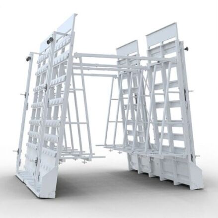 Abaco Multi Adjustable Dropside Truck A-Frame 9076 for glass sheet transport