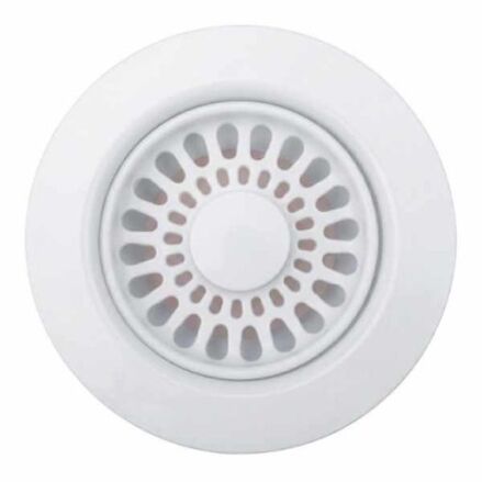 Iceberg basket strainer for standard kitchen sink drain holes