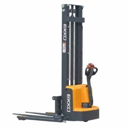 EKKO EB13E-138 electric straddle stacker for warehouse handling