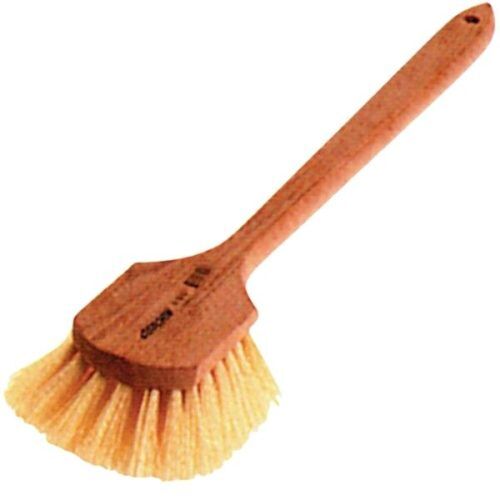 Palmyra bristle pot brush with wood block