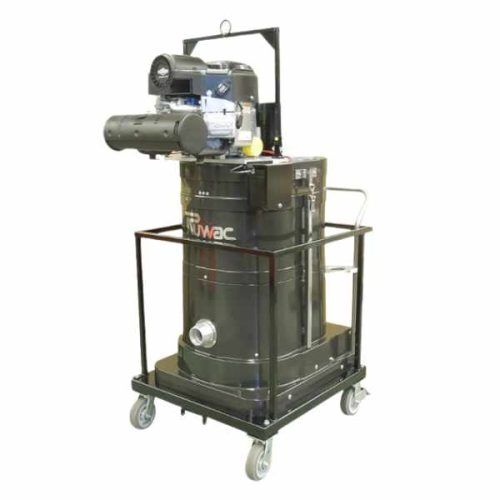 Ruwac propane powered industrial vacuum with 17HP Kawasaki engine