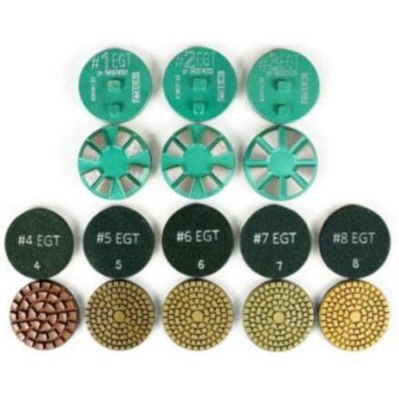STI EGT dry diamond polishing system for Prep-Master concrete floor grinders