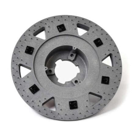 STI TriLok pad driver with clutch plate for rotary floor machines
