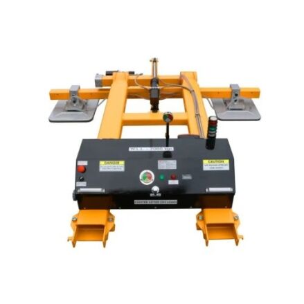 Aardwolf FMVLA04-2T fork mounted vacuum lifter with control panel and adjustable pads