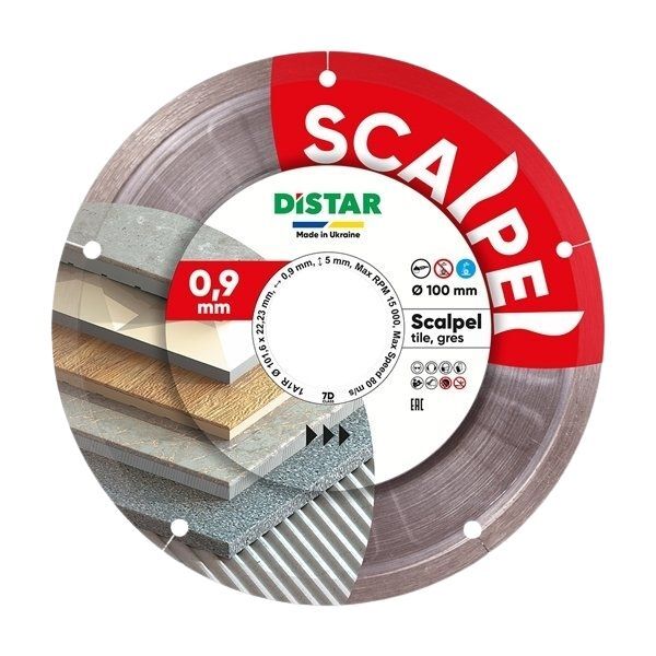 DiStar Scalpel diamond blade for tile and porcelain