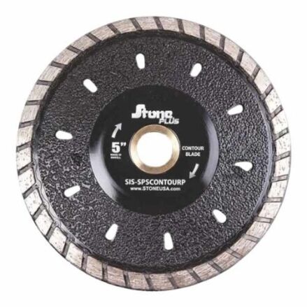 Stone Plus 5 inch turbo contour blade with side protection