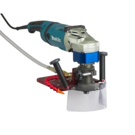 Omega Diamond Red Ripper Ultralight Super Stone Router with Makita GA7080 motor for edge profiling.