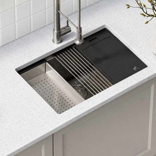 Pelican PL-WS2819-R0-16g stainless steel workstation sink