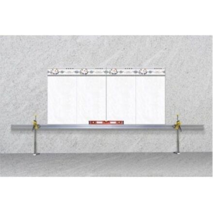 Abaco Ez-Pro Level Extender 7811 supporting wall tiles during installation