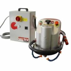 Sector single-speed router machine for stone fabrication