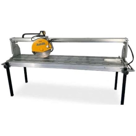 Achilli ALU PLUS portable bench saw cutting tile and stone