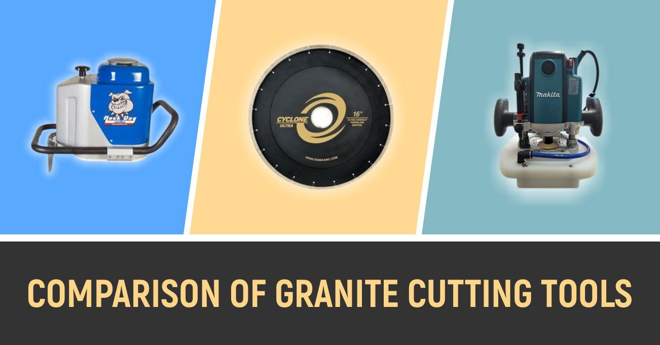 Comparison of granite cutting tools