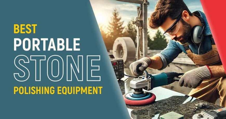 Portable stone polishing equipment