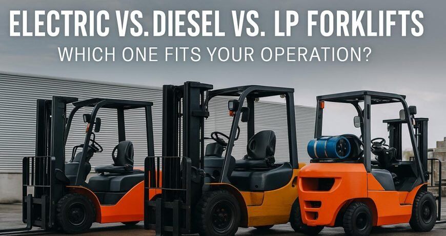 Electric vs Diesel vs LP Forklifts