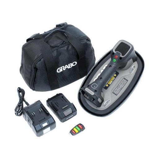 GRABO Pro Brushless cordless vacuum lifter with digital display and wireless remote for stone, tile, and glass handling
