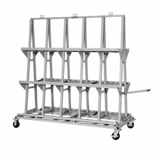 GROVES outside rail with optional Easy Slide for storage racks
