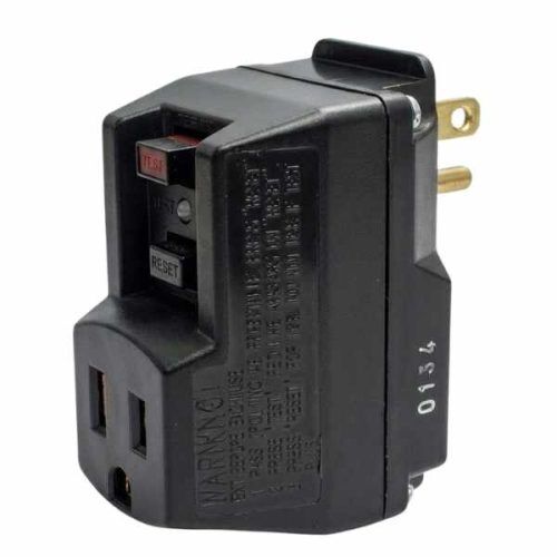 Alpha GFCI-1 ground fault circuit interrupter for wet polishing safety