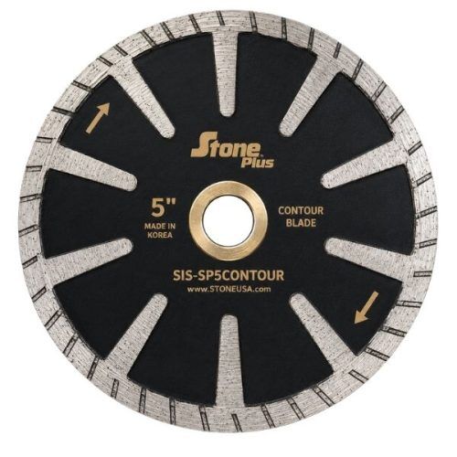 Stone Plus Turbo Contour Blade with side protection for circular stone cutting