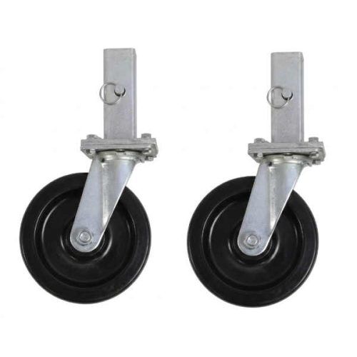 Groves swivel industrial caster for glass handling carts and racks